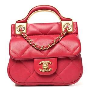 Chanel Calfskin Quilted Lady Handle #254555C19B